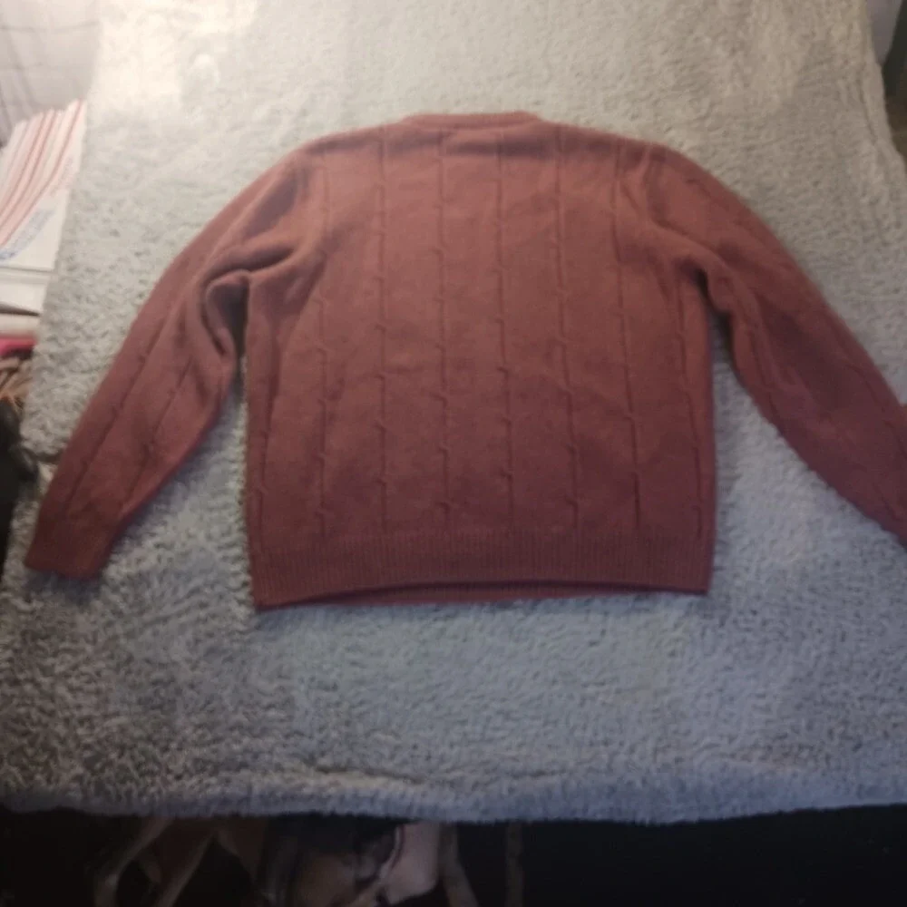 Jos. A. Bank Wool Blend Textured Knit Sweater Pullover Men's M‎ Business Casual